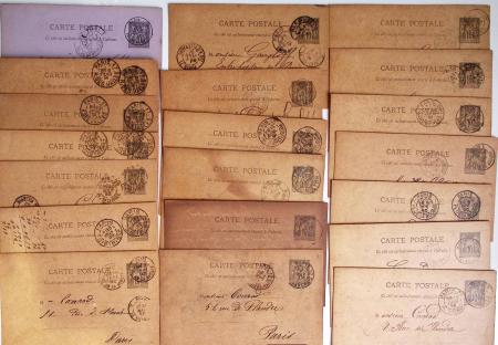 1900-56 Divers dont collection de timbres oblitérés