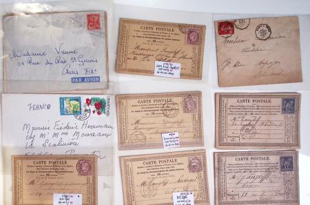1900-56 Divers dont collection de timbres oblitérés