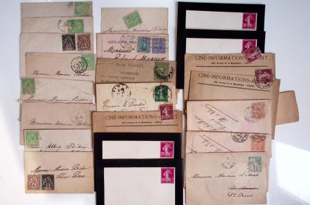 1900-56 Divers dont collection de timbres oblitérés