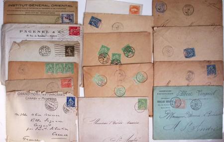 1900-56 Divers dont collection de timbres oblitérés