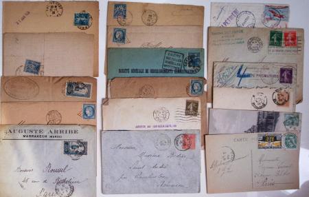1900-56 Divers dont collection de timbres oblitérés