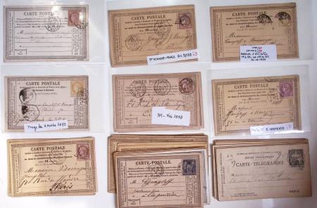 1900-56 Divers dont collection de timbres oblitérés