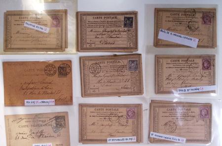 1900-56 Divers dont collection de timbres oblitérés