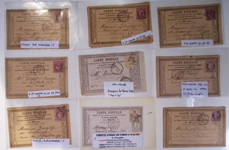 1900-56 Divers dont collection de timbres oblitérés