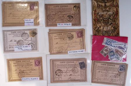 1900-56 Divers dont collection de timbres oblitérés