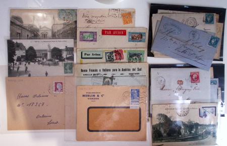 1900-56 Divers dont collection de timbres oblitérés