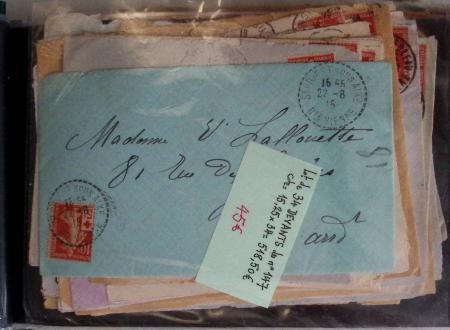 1900-56 Divers dont collection de timbres oblitérés