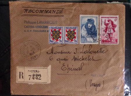 1900-56 Divers dont collection de timbres oblitérés