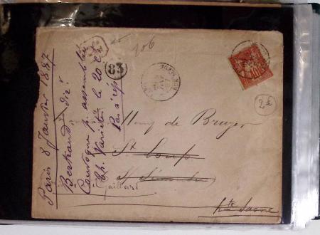 1900-56 Divers dont collection de timbres oblitérés