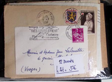 1900-56 Divers dont collection de timbres oblitérés