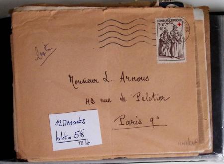 1900-56 Divers dont collection de timbres oblitérés