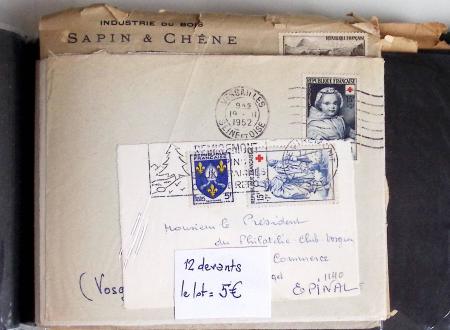 1900-56 Divers dont collection de timbres oblitérés