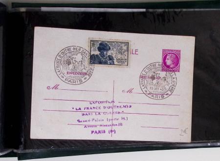 1900-56 Divers dont collection de timbres oblitérés