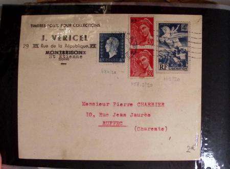 1900-56 Divers dont collection de timbres oblitérés