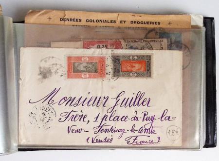 1900-56 Divers dont collection de timbres oblitérés
