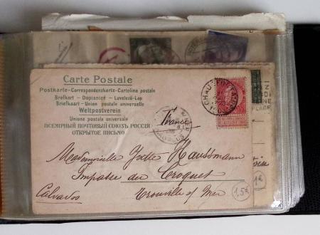 1900-56 Divers dont collection de timbres oblitérés