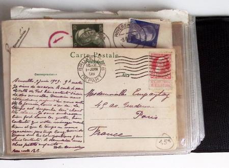 1900-56 Divers dont collection de timbres oblitérés