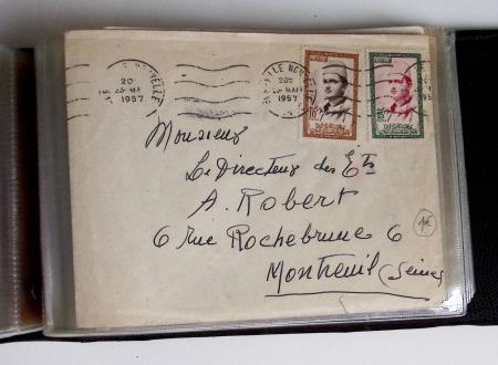 1900-56 Divers dont collection de timbres oblitérés