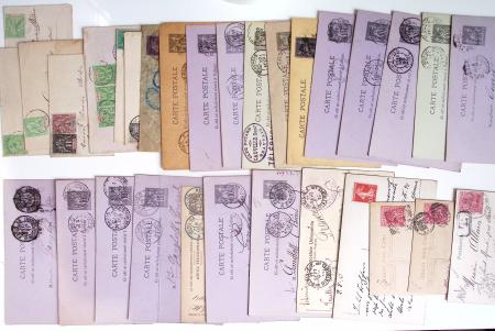 1900-56 Divers dont collection de timbres oblitérés