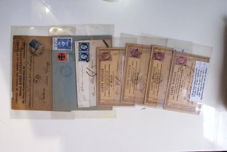 1900-56 Divers dont collection de timbres oblitérés
