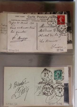 1900-56 Divers dont collection de timbres oblitérés