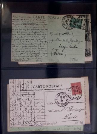 1900-56 Divers dont collection de timbres oblitérés
