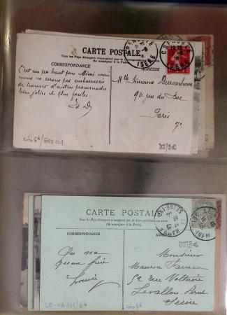 1900-56 Divers dont collection de timbres oblitérés