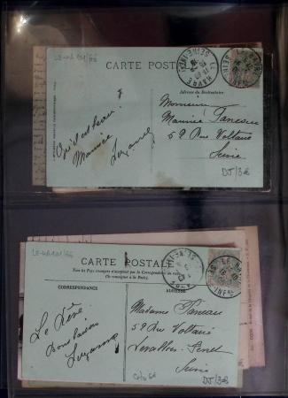 1900-56 Divers dont collection de timbres oblitérés