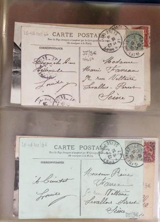 1900-56 Divers dont collection de timbres oblitérés