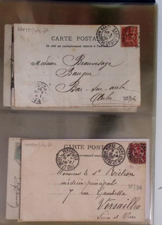 1900-56 Divers dont collection de timbres oblitérés