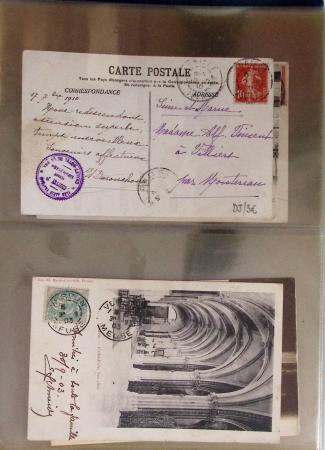 1900-56 Divers dont collection de timbres oblitérés
