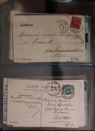 1900-56 Divers dont collection de timbres oblitérés