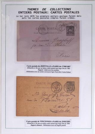 1900-56 Divers dont collection de timbres oblitérés
