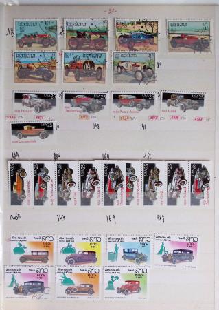1900-56 Divers dont collection de timbres oblitérés