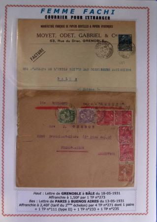 1900-56 Divers dont collection de timbres oblitérés
