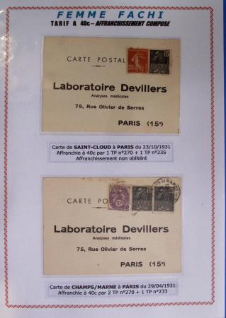 1900-56 Divers dont collection de timbres oblitérés