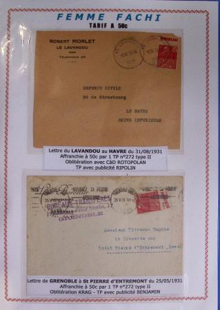 1900-56 Divers dont collection de timbres oblitérés