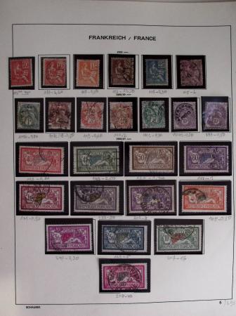 1900-56 Divers dont collection de timbres oblitérés