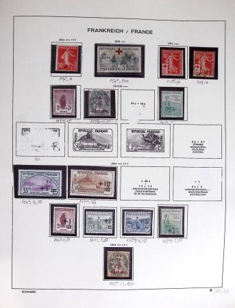 1900-56 Divers dont collection de timbres oblitérés