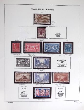 1900-56 Divers dont collection de timbres oblitérés