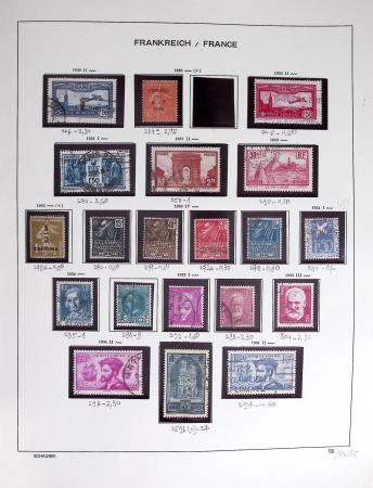 1900-56 Divers dont collection de timbres oblitérés