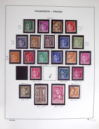 1900-56 Divers dont collection de timbres oblitérés