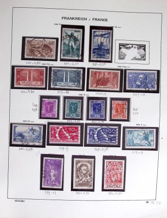 1900-56 Divers dont collection de timbres oblitérés