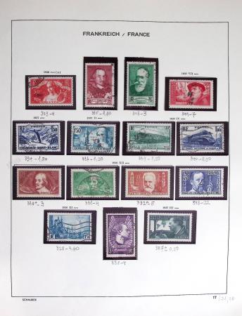 1900-56 Divers dont collection de timbres oblitérés