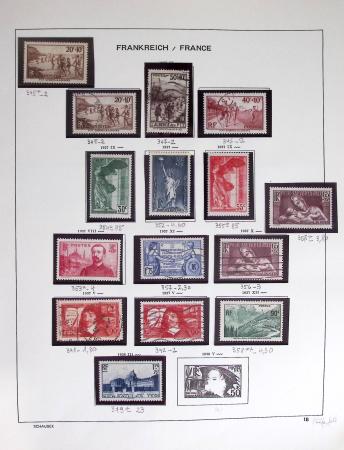 1900-56 Divers dont collection de timbres oblitérés