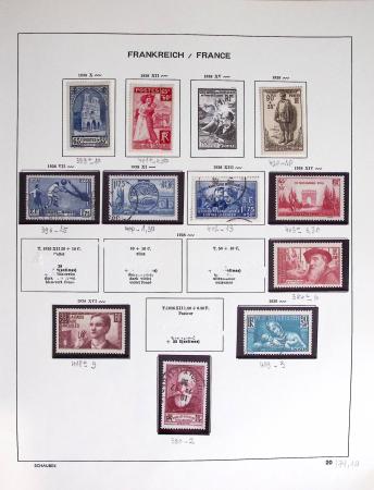 1900-56 Divers dont collection de timbres oblitérés