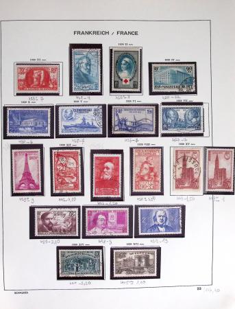 1900-56 Divers dont collection de timbres oblitérés