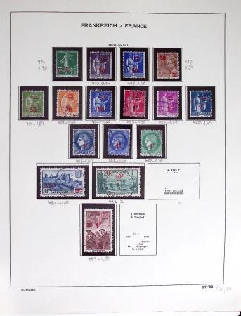 1900-56 Divers dont collection de timbres oblitérés
