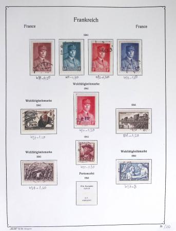 1900-56 Divers dont collection de timbres oblitérés