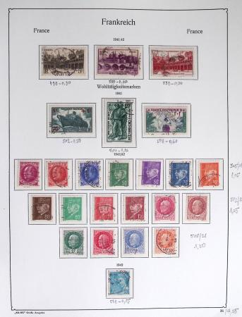 1900-56 Divers dont collection de timbres oblitérés